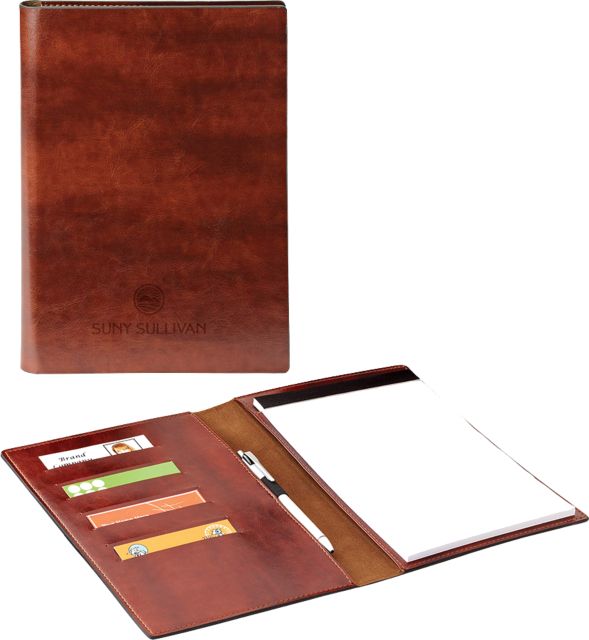 SUNY Sullivan County Community College Fabrizio Padfolio SUNY Sullivan Stacked Engraved - ONLINE ONLY