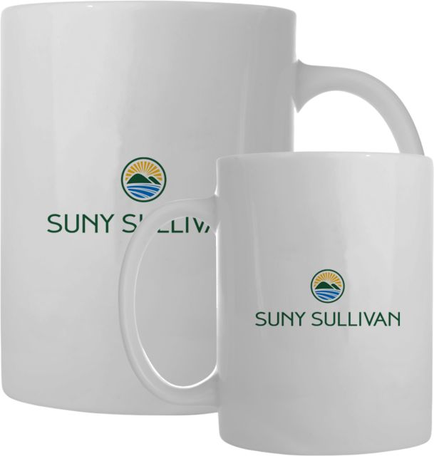 SUNY Sullivan County Community College Full Color Mug 15oz SUNY Sullivan Stacked - ONLINE ONLY