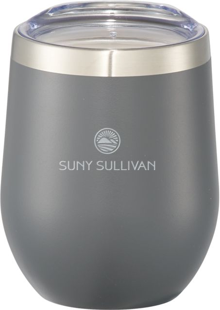 SUNY Sullivan County Community College Corzo Vacuum Insulated Cup 12oz SUNY Sullivan Stacked Engraved - ONLINE ONLY