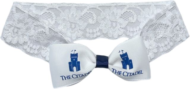 The Citadel Infant Lace Headband with Bow
