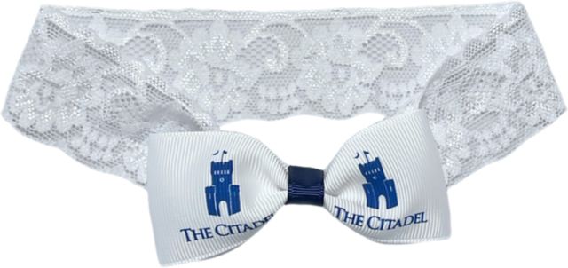 The Citadel Infant Lace Headband with Bow