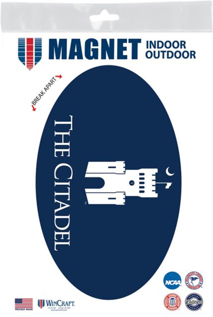 The Citadel Bulldogs 3.5 x 5 Oval Magnet