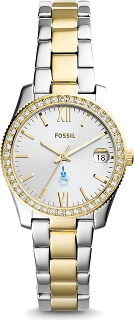 Fossil Scarlette Mini Three-Hand Date Two-Tone Stainless Steel Watch - ONLINE ONLY