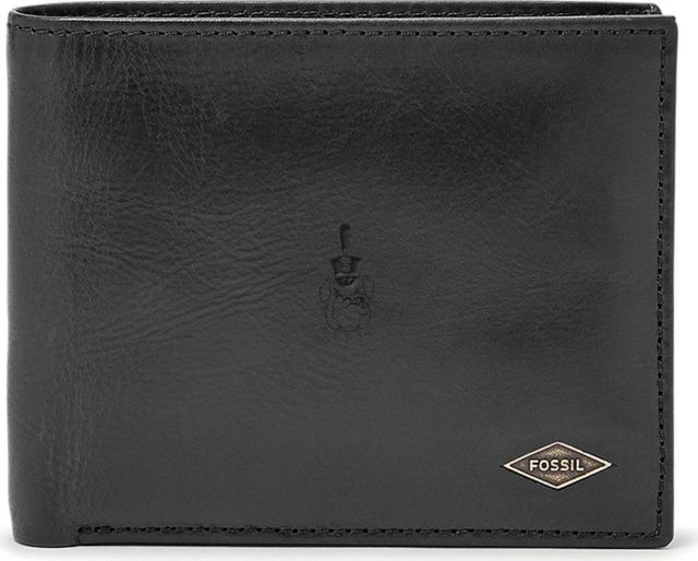 Fossil Leather Ryan RFID Passcase - Black - ONLINE ONLY