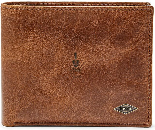 Fossil Leather Ryan RFID Passcase - Dark Brown - ONLINE ONLY