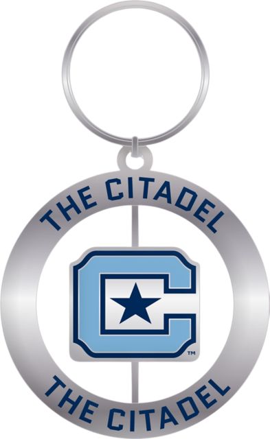 The Citadel Spinner Key Tag