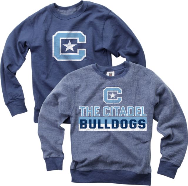 The Citadel Bulldogs Boys Reverse Crewneck Sweatshirt