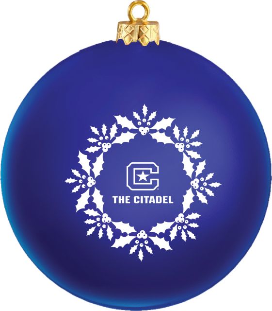 The Citadel Round Shatterproof Ornament