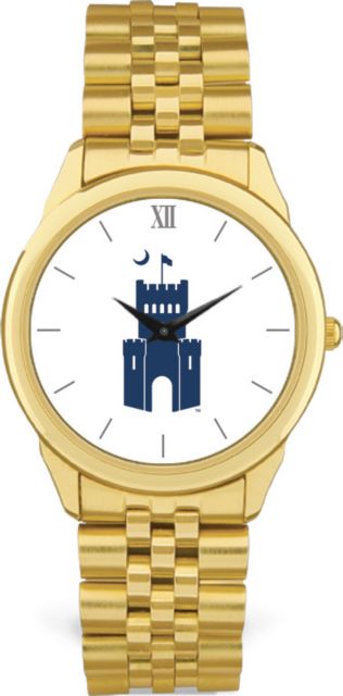 CSI Men's Gold Rolled Link Wristwatch  (Gift Box) With Colored Medallion - ONLINE ONLY