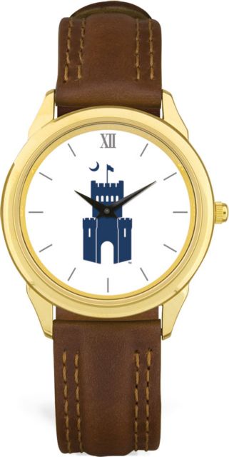 CSI Brownleather Wristwatch With  Colored Medallion - ONLINE ONLY