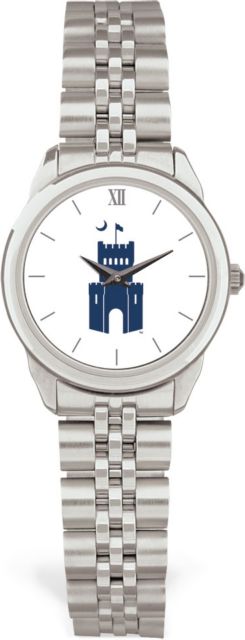 CSI Women's Silver Rolled Link Watch (Gift Boxed)  With Colored Medallion - ONLINE ONLY