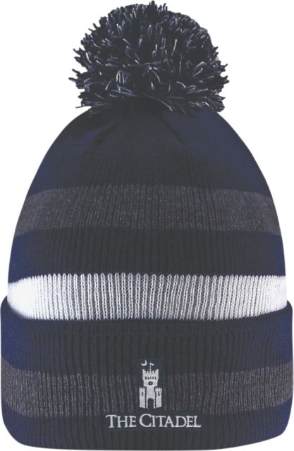 The Citadel Knit Cuff Pom Hat