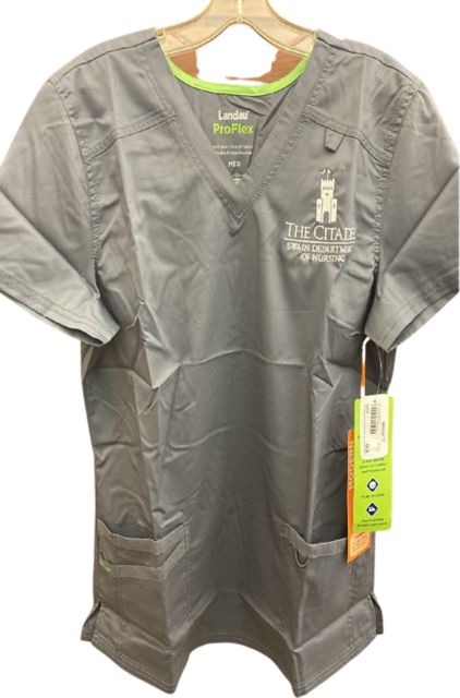 The Citadel Swain Department of Nursing Women's 3-Pocket V-Neck Scrub Top