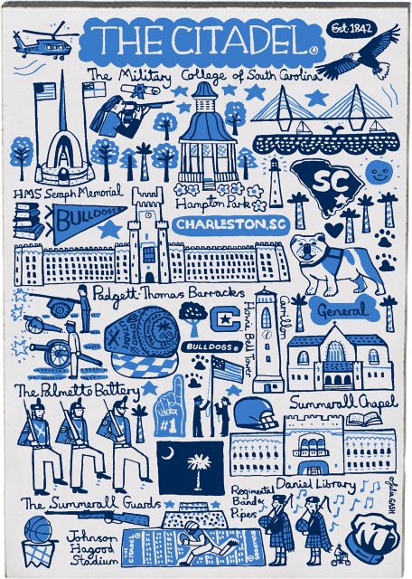 The Citadel Jumbo Magnet