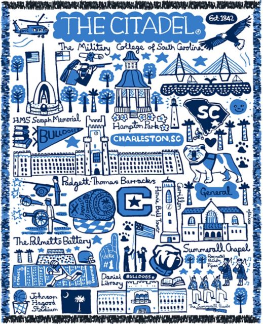The Citadel Tapestry Blanket