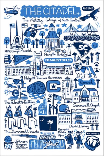 The Citadel 12x18 Poster