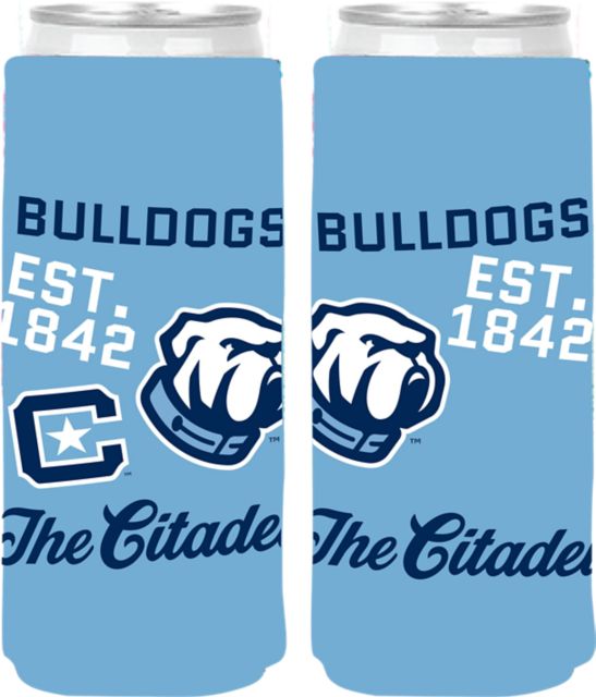 The Citadel Bulldogs Slim Can Coozie