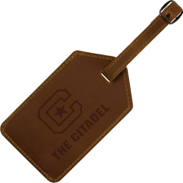 The Citadel Leather Luggage Tag