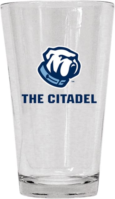 The Citadel Bulldogs 16 oz. Glass