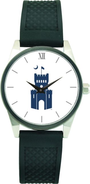 CSI Men's Wristwatch (Gift Boxed) With Black Silicone Strap And Color Medallion. - ONLINE ONLY