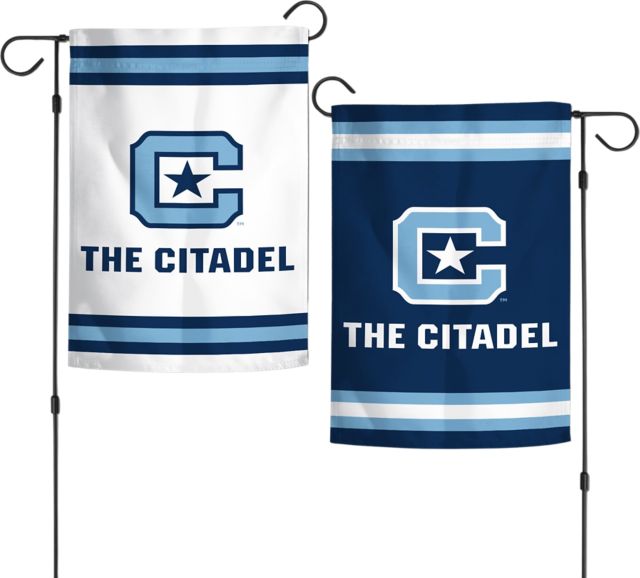 The Citadel 12x18 Garden Flag