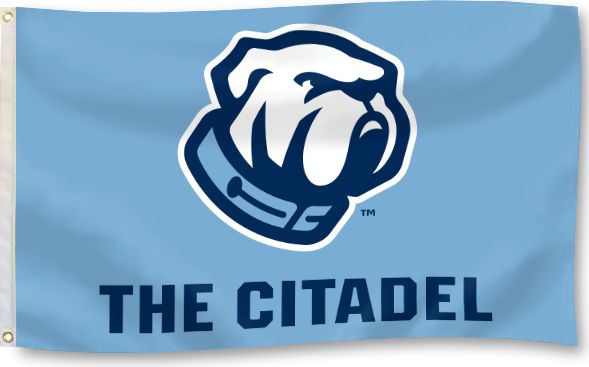 The Citadel Bulldogs 3 x 5 1-Sided Flag