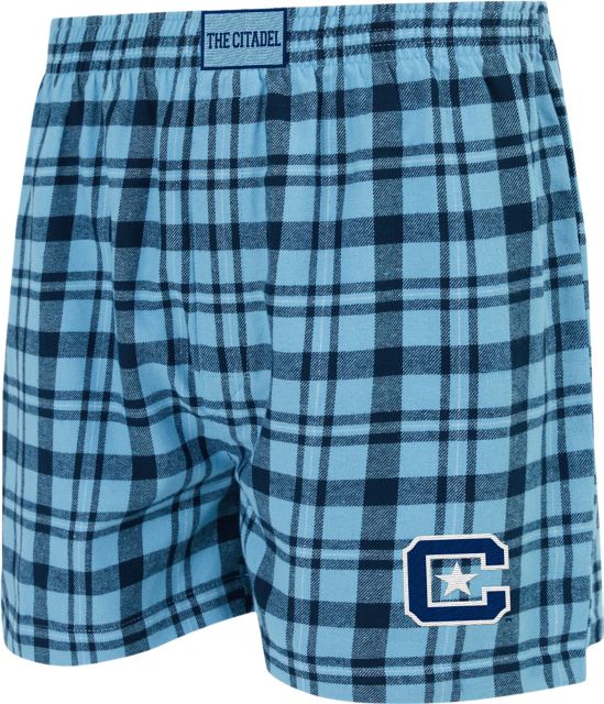 The Citadel Bulldogs Flannel Boxers