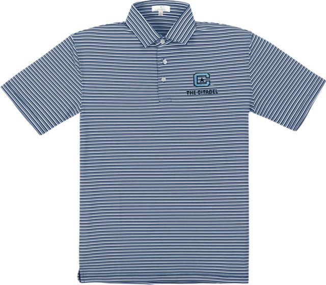The Citadel Performance Stripe Polo
