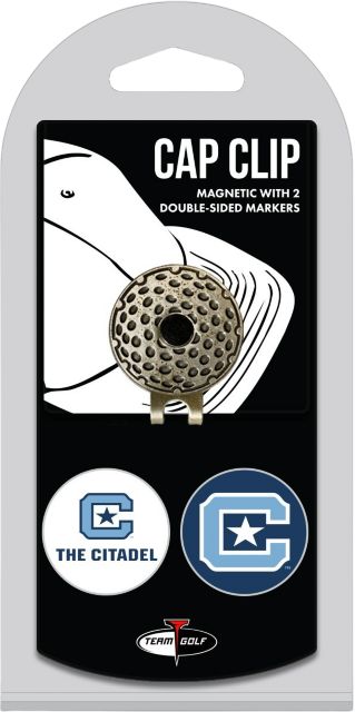 The Citadel Golf Cap Clip and Ball Marker Set