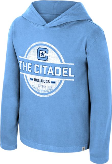 The Citadel Bulldogs Youth Hooded Long Sleeve Shirt