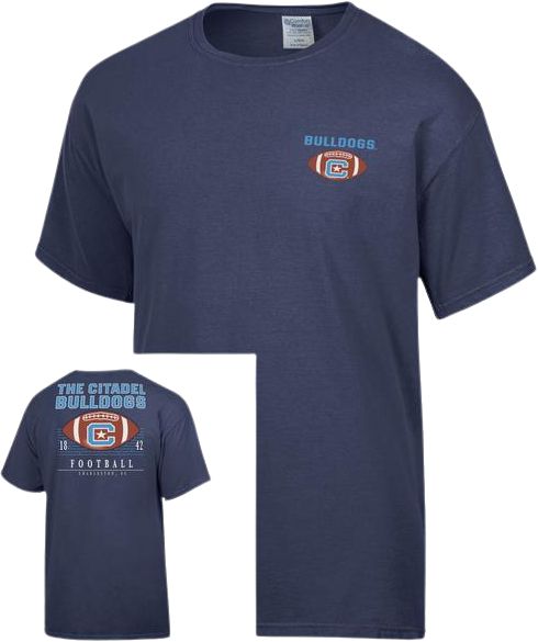 The Citadel Bulldogs Football Short Sleeve T-Shirt