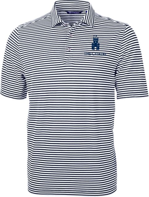 The Citadel Striped Eco Polo