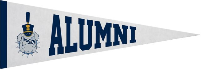 The Citadel 5x15 Bulldogs Alumni Pennant