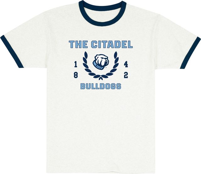 The Citadel Bulldogs Ringer Short Sleeve T-Shirt