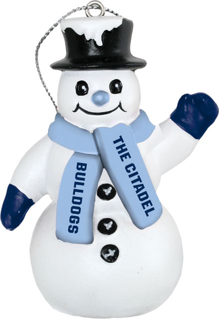 The Citadel Bulldogs Snowman Ornament