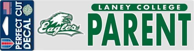 Laney College Parent 3'' x 10'' Perfect Cut Decal