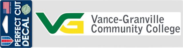Vance Granville Community College 3'' x 10'' Perfect Cut Decal