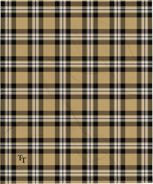 Vanderbilt University Plaid  Blanket