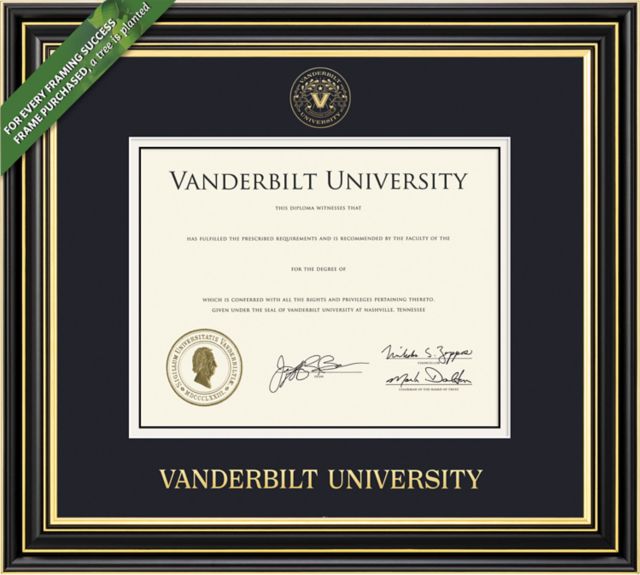Vanderbilt University 14'' x 17'' Prestige Diploma Frame