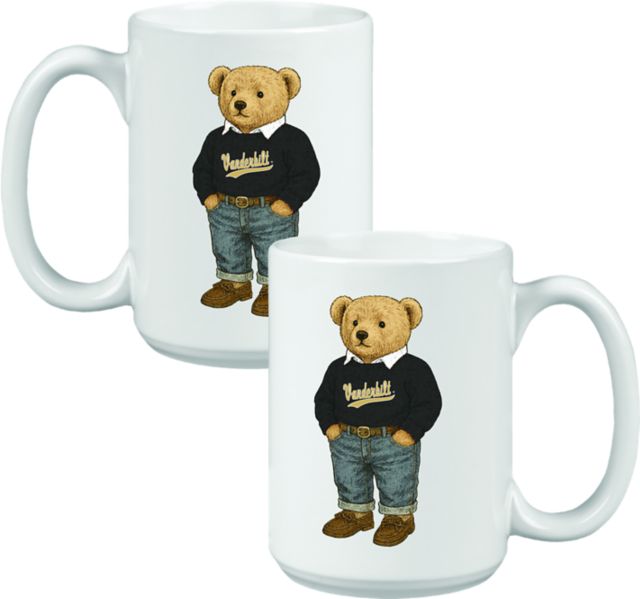 Vanderbilt University 15 oz. Teddy Bear Mug