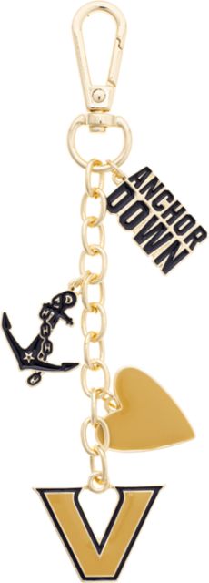 Vanderbilt University Heart Cluster Bag Charm