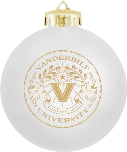 Vanderbilt University Round Shatterproof Ornament