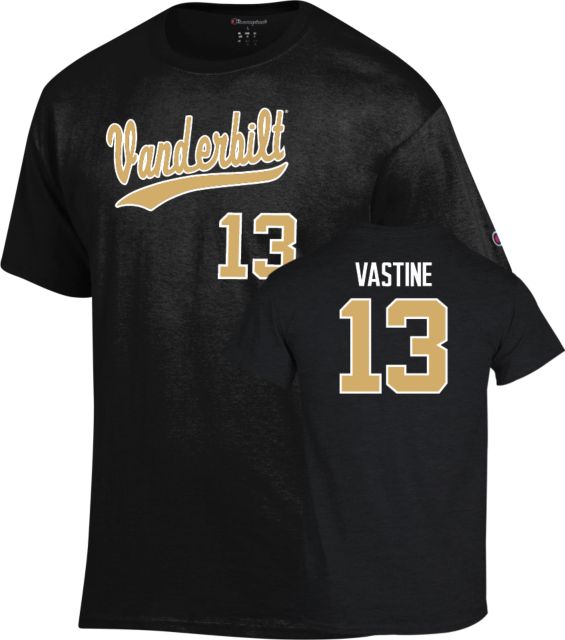 Vanderbilt Baseball T-Shirt Jonathan Vastine - 13 - ONLINE ONLY