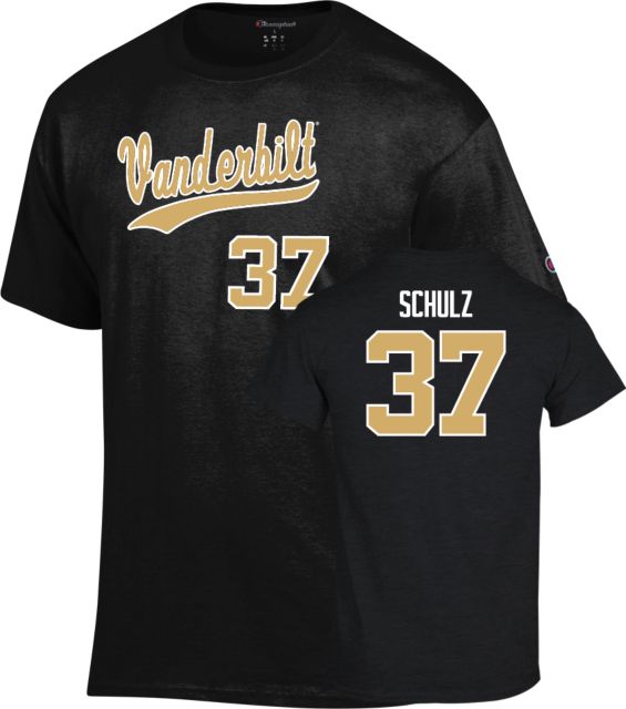 Vanderbilt Baseball T-Shirt Jakob Schulz - 37 - ONLINE ONLY
