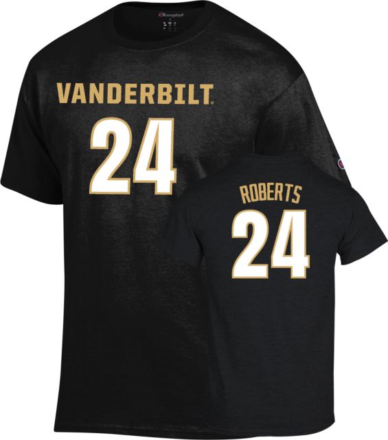 Vanderbilt Men's Basketball T-Shirt JaQualon Roberts - 24 - ONLINE ONLY