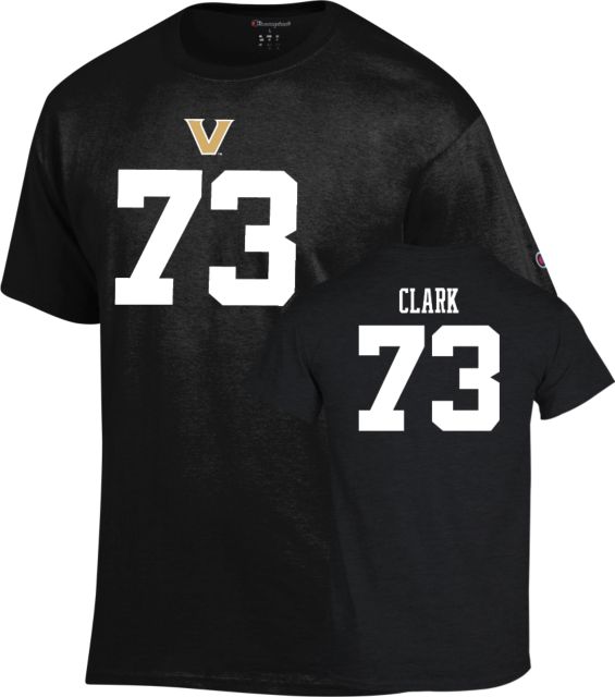 Vanderbilt Football T-Shirt Charlie Clark - 73 - ONLINE ONLY