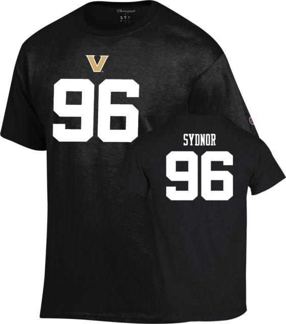Vanderbilt Football T-Shirt Khordae Sydnor - 96 - ONLINE ONLY