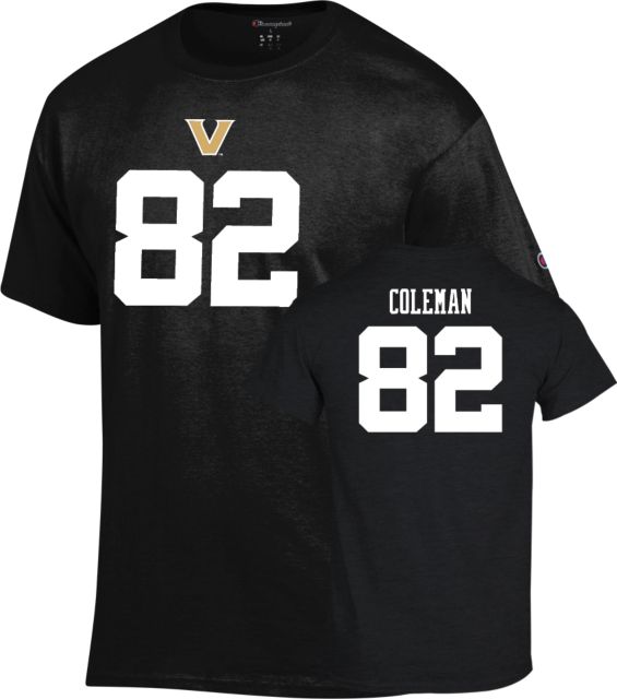Vanderbilt Football T-Shirt Brycen Coleman - 82 - ONLINE ONLY
