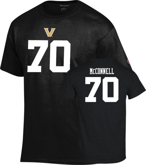Vanderbilt Football T-Shirt Cade McConnell - 70 - ONLINE ONLY