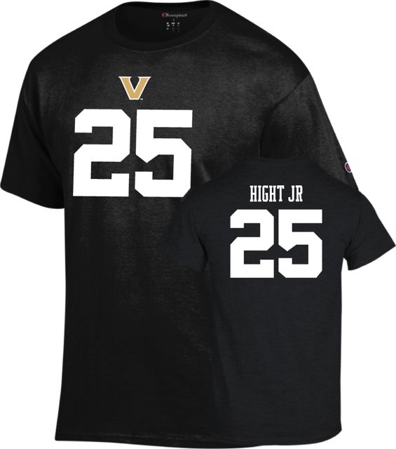 Vanderbilt Football T-Shirt Martel Hight Jr - 25 - ONLINE ONLY